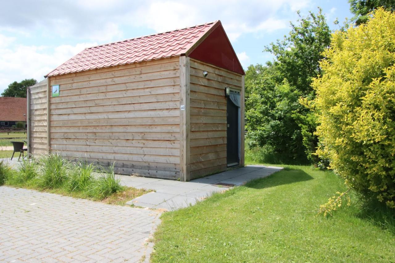 Tiny Cottage Op Camping "De Stal" Drijber 外观 照片